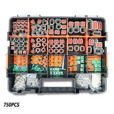 750PCS Deutsch DT Connector Plug Kit for 14 16 18 20 AWG Stamped Contact Kit New