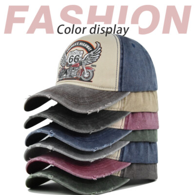 Route 66 US Basecap Herren Damen Baseball Cap Mütze Hat Hut Baumwolle cotton