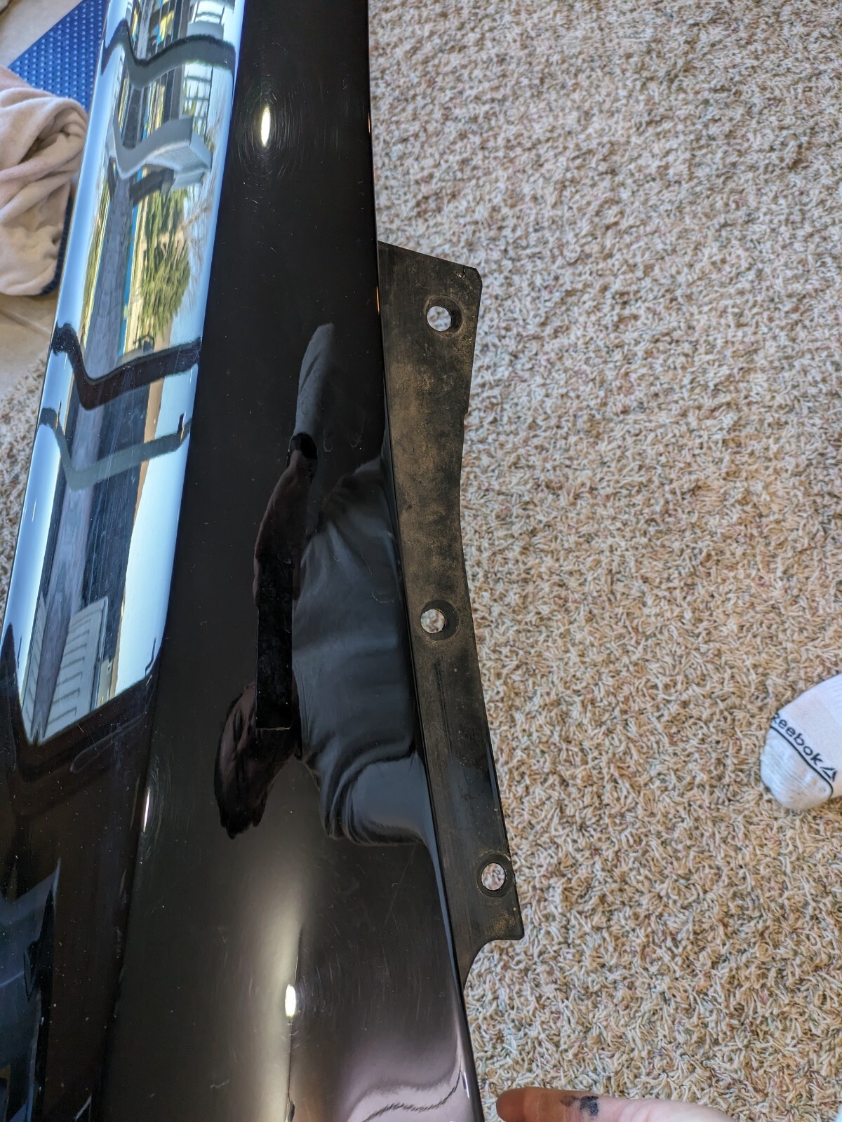 black BENTLEY CONTINENTAL FRONT RIGHT PASSENGER FENDER COVER PANEL OEM 06-12