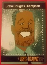 John Douglas Thompson - 2018 Lights of Broadway Trading Cards