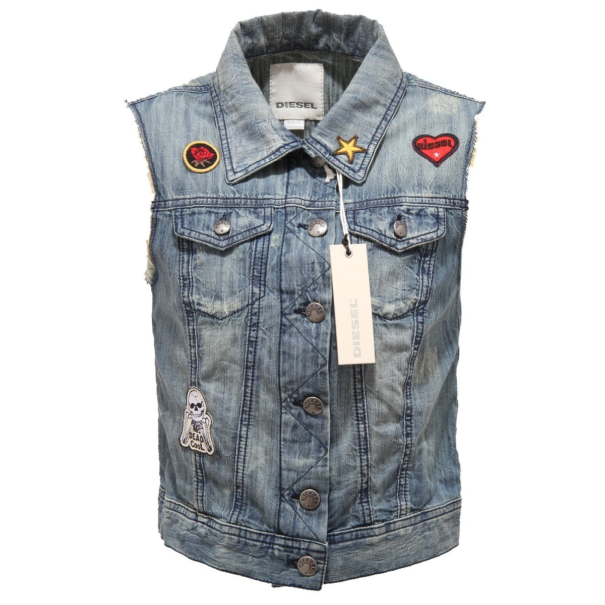 Giubbotto jeans diesel sale