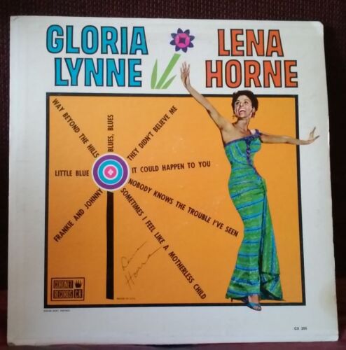 LENA HORNE - "GLORIA LYNNE & LENA HORNE" (LP Record Album) - SIGNED  - Picture 1 of 2