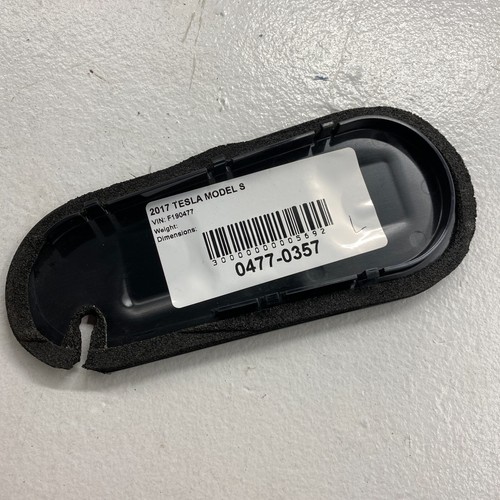2012-2020 TESLA MODEL S MS C-PILLAR LATCH PLASTIC CLOSEOUT LEFT DRIVER SIDE OEM - Picture 5 of 15