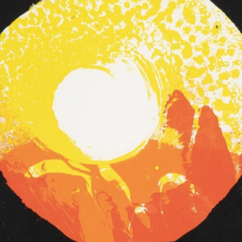 Otto Piene handsigniert nummeriert Farbserigraphie auf Bütten - Bild 4 von 4