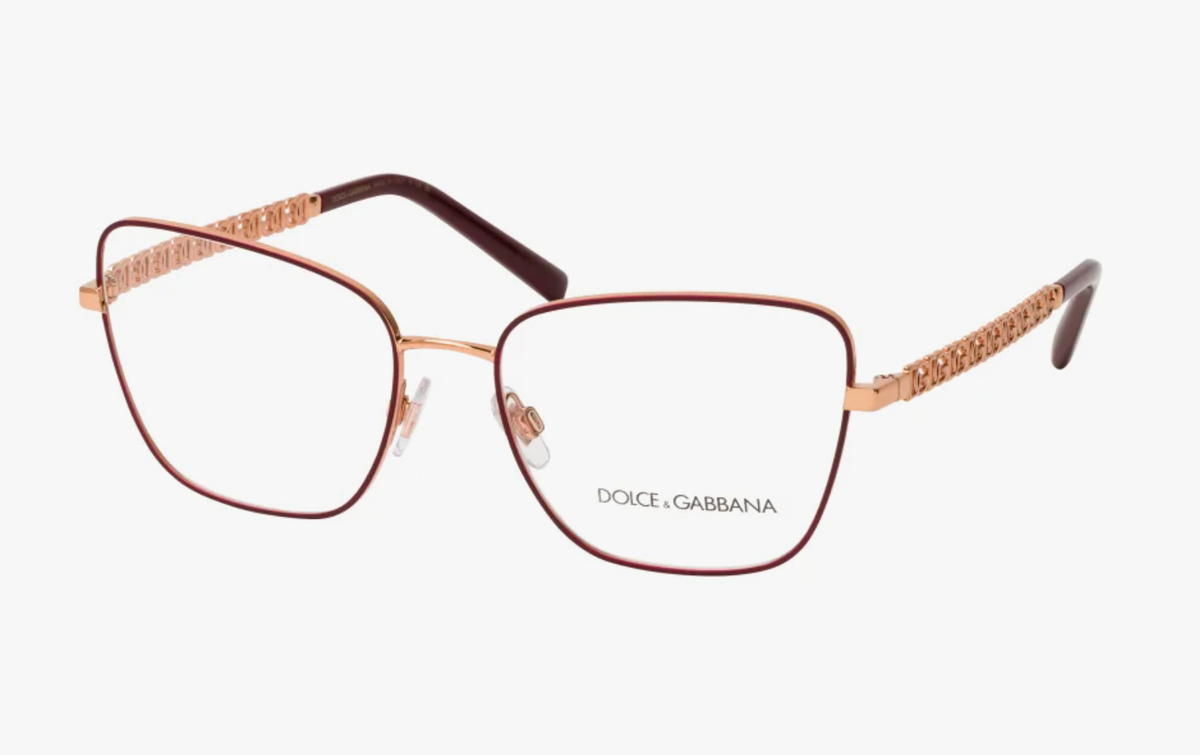 New DOLCE & GABBANA Eyeglasses DG 1346 1333 55-17 140 Pink