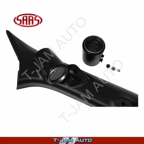 Pillar Pod for Holden Colorado 2012-16 + Oil Pres + Volt Blk AT Gauges - Picture 8 of 8