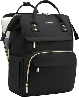 LOVEVOOK Laptop Backpack for 15.6 inch-Separate Compartment, Black 