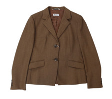 TAILLEUR ABITO GIACCA GONNA DONNA MARELLA FLY 30565116 LANA 10 MARRONE ORIGINALE