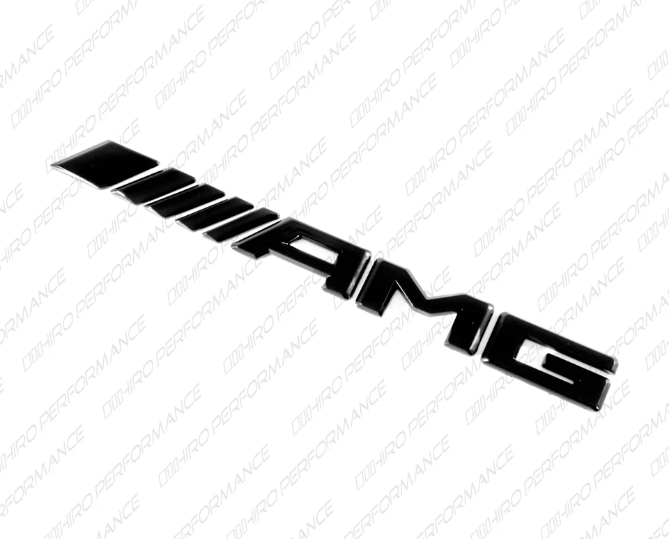 Emblemas negros insignias pegatinas laterales para Mercedes-Benz GLA35 Turbo 4Matic AMG H247 Foto 3 de 4