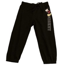 Disney Mickey Mouse pant Size 7/9 Joggers Drawstring Crop Ankle