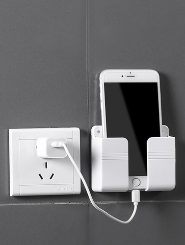 1pc Wall Mount Phone Charging Rack – Remote Control & Storage Holder Box-NEW - Picture 5 of 5