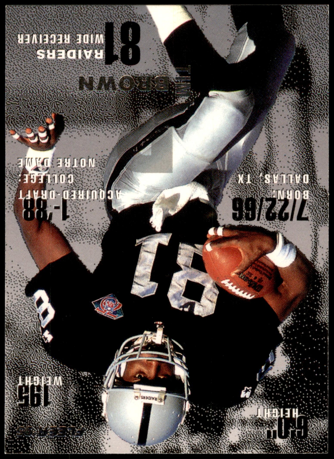 Tim Brown #188 1995 Fleer