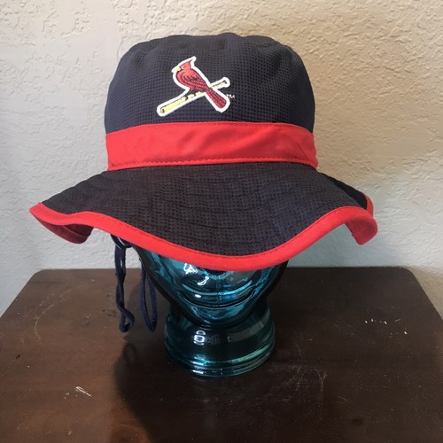 St Louis Cardinals Bucket Hat Navy Blue 