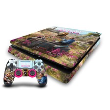 OFFICIAL FAR CRY NEW DAWN KEY ART VINYL SKIN FOR PS4 SLIM CONSOLE  CONTROLLER