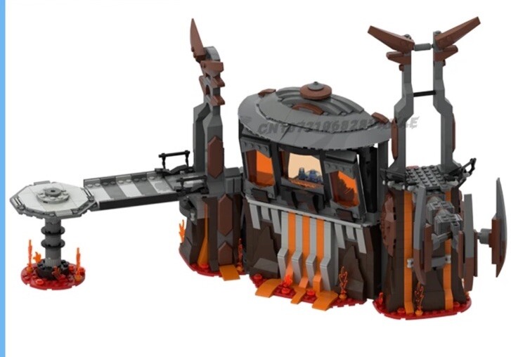 CUSTOM Lego Star Wars Duel on Mustafar MOC Separatist Fortress