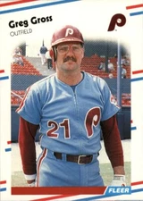 1988 Fleer MLB Greg Gross #302