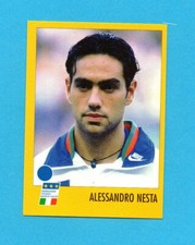 MERLIN-AZZURRI CON IP 1982/1998-Figurina ALESSANDRO NESTA-FRANCE 98-NEW VELINA