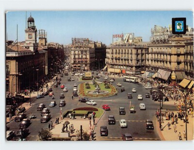 Postcard Puerta del Sol Madrid Spain