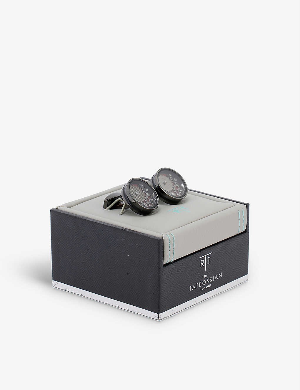 Brand New In Box Tateossian Spinning Gear Metal Cufflinks eBay