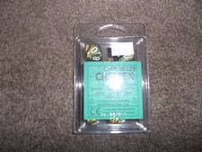 Dice Set 10 Ten Sided Dice Set CHX 26225 Gold-Green w/White