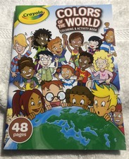Crayola Colors Of The World Coloring Activity Book Kids Art Fun 48 pages       
