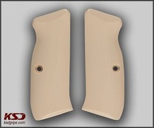 KSD Brand CZ 75 Full Size Compatible Ivory Acrylic Grips