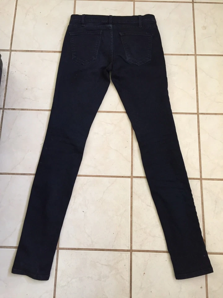 Current/Elliott Women's The Skinny Low Rise Jeans in Dark Wash Blue Note Sz 25 - Image 4 of 4