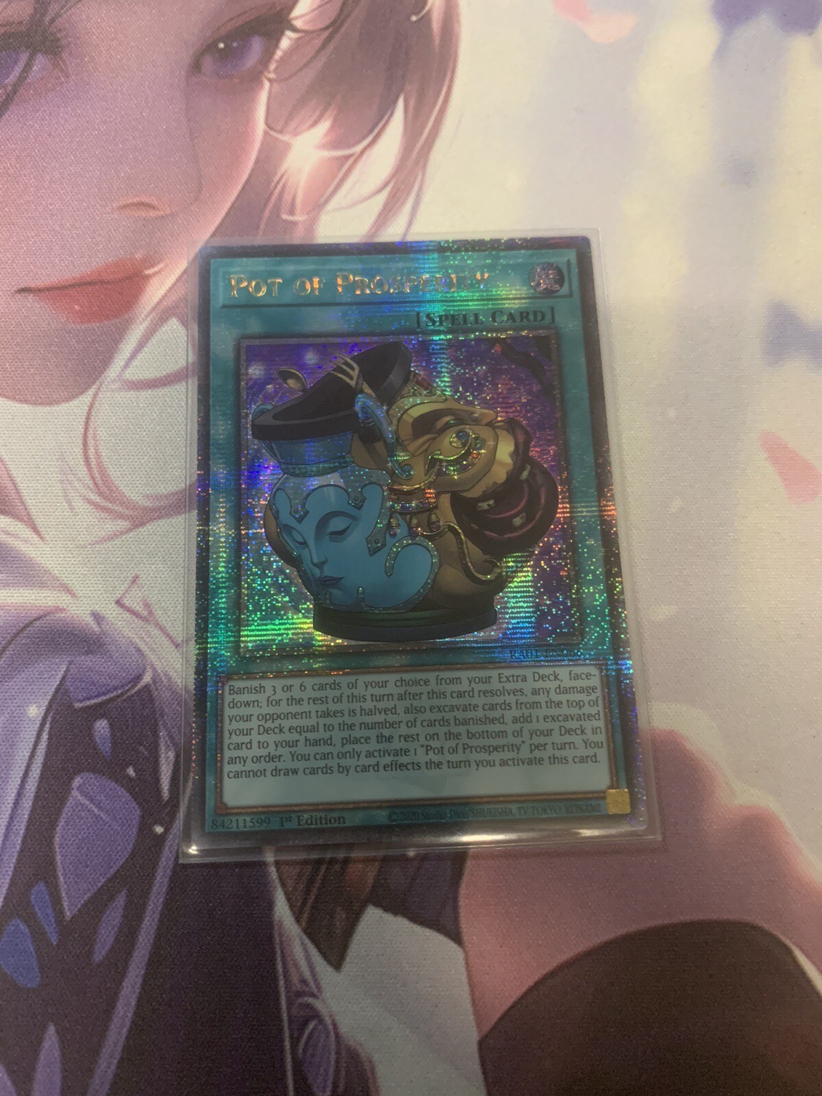 Pot of Prosperity RA01EN066 Quarter Century Secret Rare Yugioh 25th Anniv eBay