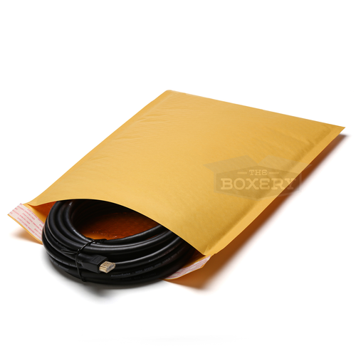 10 #4 9.5 x 14.5 Kraft Bubble Padded Envelopes Mailers from The Boxery - Picture 2 of 2
