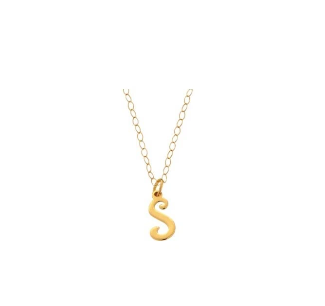 IBB Personalised 9ct Gold Single Disc Pendant Necklace at John Lewis &  Partners