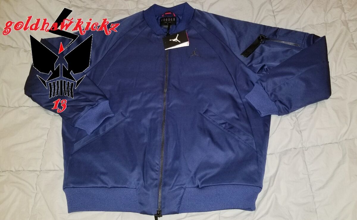 Nike Air Jordan 1 Wings MA-1 Jacket Midnight Navy 879493-410 Nike Air Jordan 1 Wings MA-1 Jacket Midnight Navy 879493-410