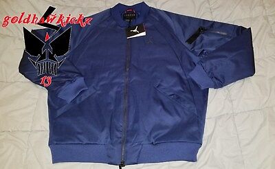 Nike Air Jordan 1 Wings MA-1 Jacket Midnight Navy 879493-410 Nike Air Jordan 1 Wings MA-1 Jacket Midnight Navy 879493-410