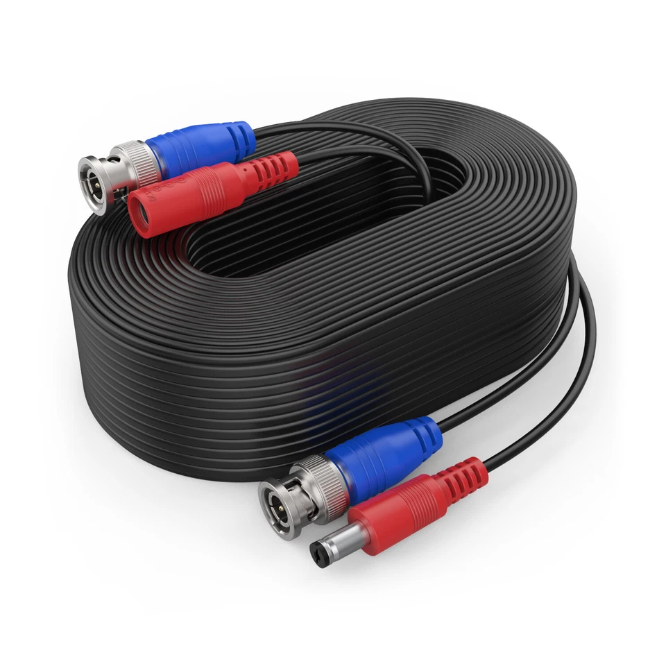 ANNKE 4pcs 100ft Video Power Cable BNC RCA Cord Wire for Security Camera System - Image 4 of 4