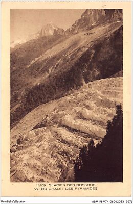 ABMP8-74-0675 - Glacier Des BOSSONS vom Chalet Des Pyramides aus gesehen