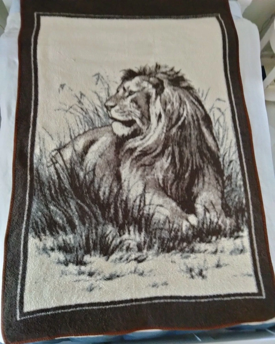TAC Blankets Lion Throw 60