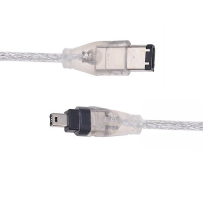 IEEE Firewire 1394 Cable 4 Pin to 6 Pin 4-6 Pin link Cable Wire 5Ft