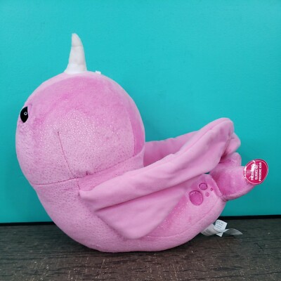 Wow Wee Fingerlings Hugs Friend Rachael PINK Narwhal Plush