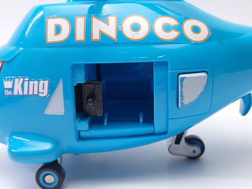Disney Pixar Cars Le Roi Dinoco Hélicoptère Grand avec Son TESTÉ *LIRE* - Photo 7 sur 14