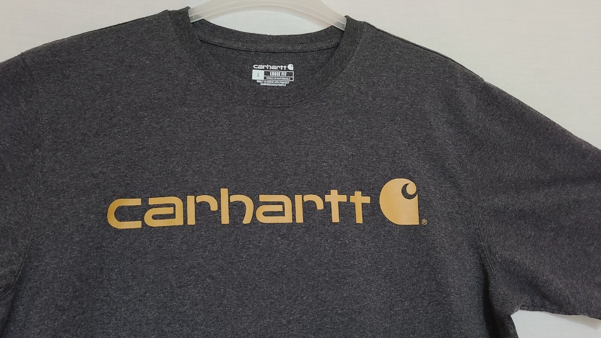 Carhartt TK0195-M Loose Fit Heavyweight Short Sleeve Logo