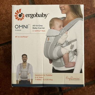 Ergobaby Omni Breeze  Baby Carrier - Pearl Gray Open Box