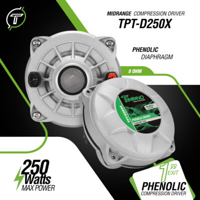 ハイノキ2 2x Timpano TPT-D250X 2