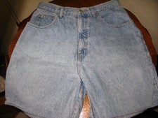 Vintage Womens Jordache Mom Shorts Cutoffs Cotton Denim Grunge Boho Sz 14