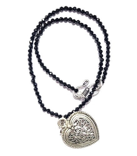 Schwarz Spinell Edelstein 4 MM Rund 12 IN Schnur Fein Schmuck Ketten & Anhänger - Bild 5 von 8