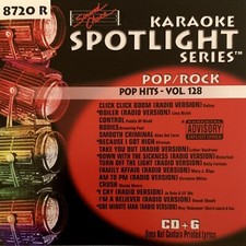 SOUND CHOICE SPOTLIGHT KARAOKE - POP HITS - VOL 128 - SC8720R - VERY RARE  R  