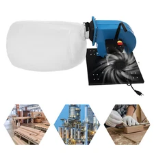 Workshop Mobile Wood Dust Collector Engraving Machine Dust Separator 1HP w/ Bags