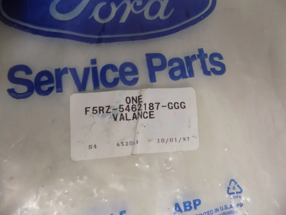 New OEM 1995-1997 Ford Contour Mystique Left Power Seat Side Track Cover Shield - Image 3 of 3