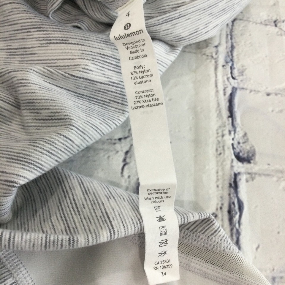 Lululemon Yoga Gym Leggings Size 4 RN106259 CA35801 Z4 eBay