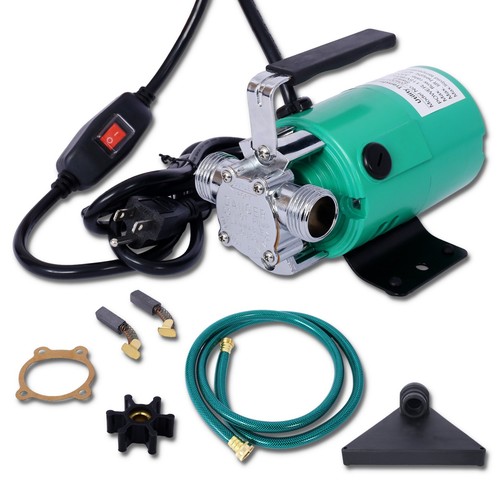 330 GPH Water Transfer Utility Pump 115V with ON/OFF Switch Water Hose Kit - 第 1/18 張圖片