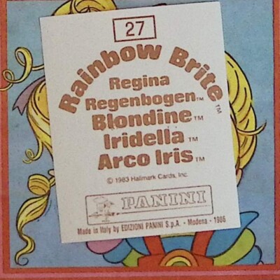 Rainbow Brite / Iridella - Lot de 7 Cahiers Scolaires (15x20.5cm