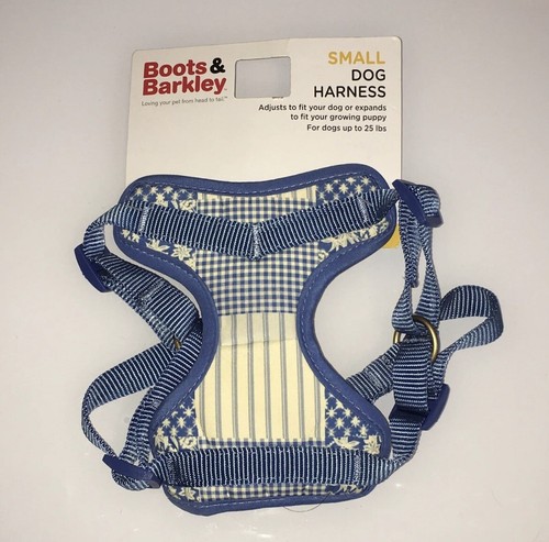 Boots & Barkley Small Dog Harness For Dogs up to 25 lbs Blue - Picture 3 of 4